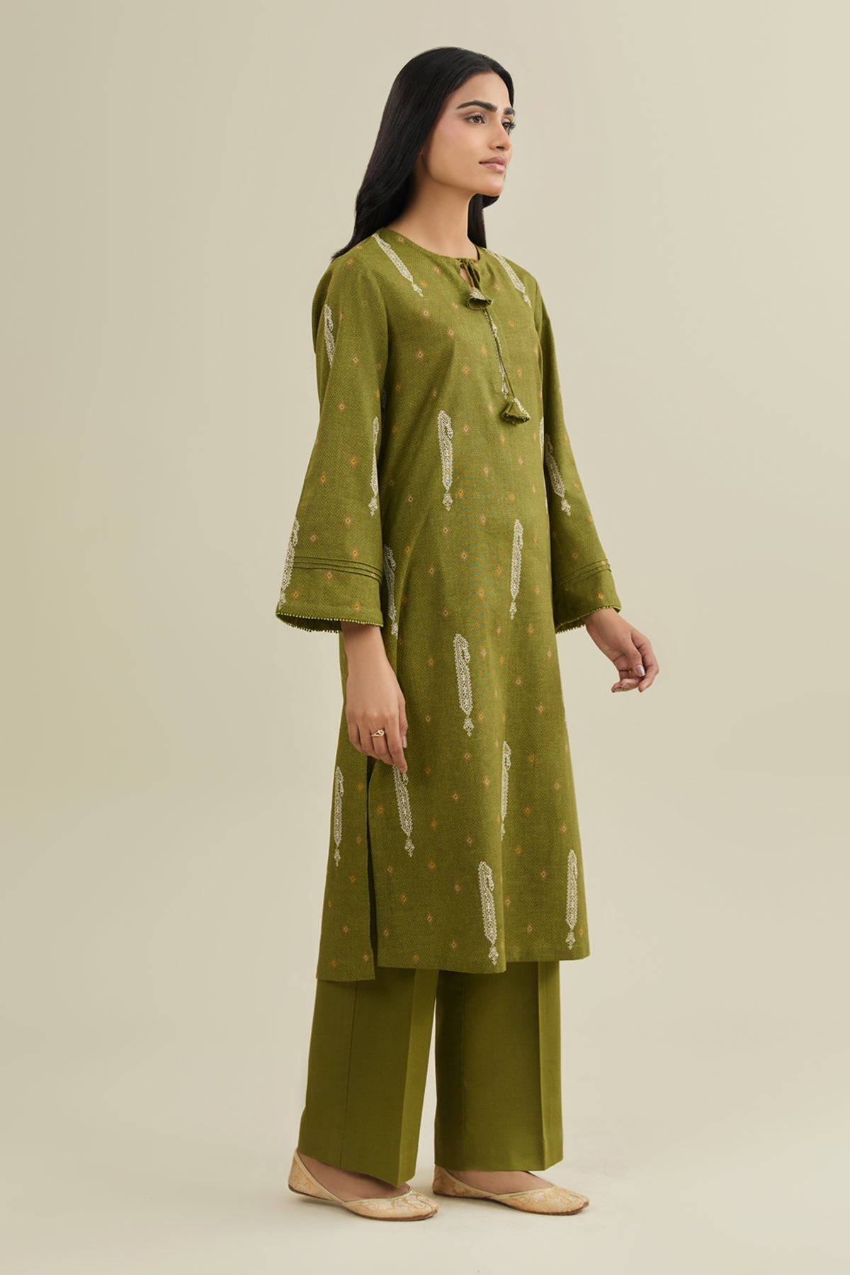 2 Piece - Printed Suit - C6381 - Shop Now at Kayseria