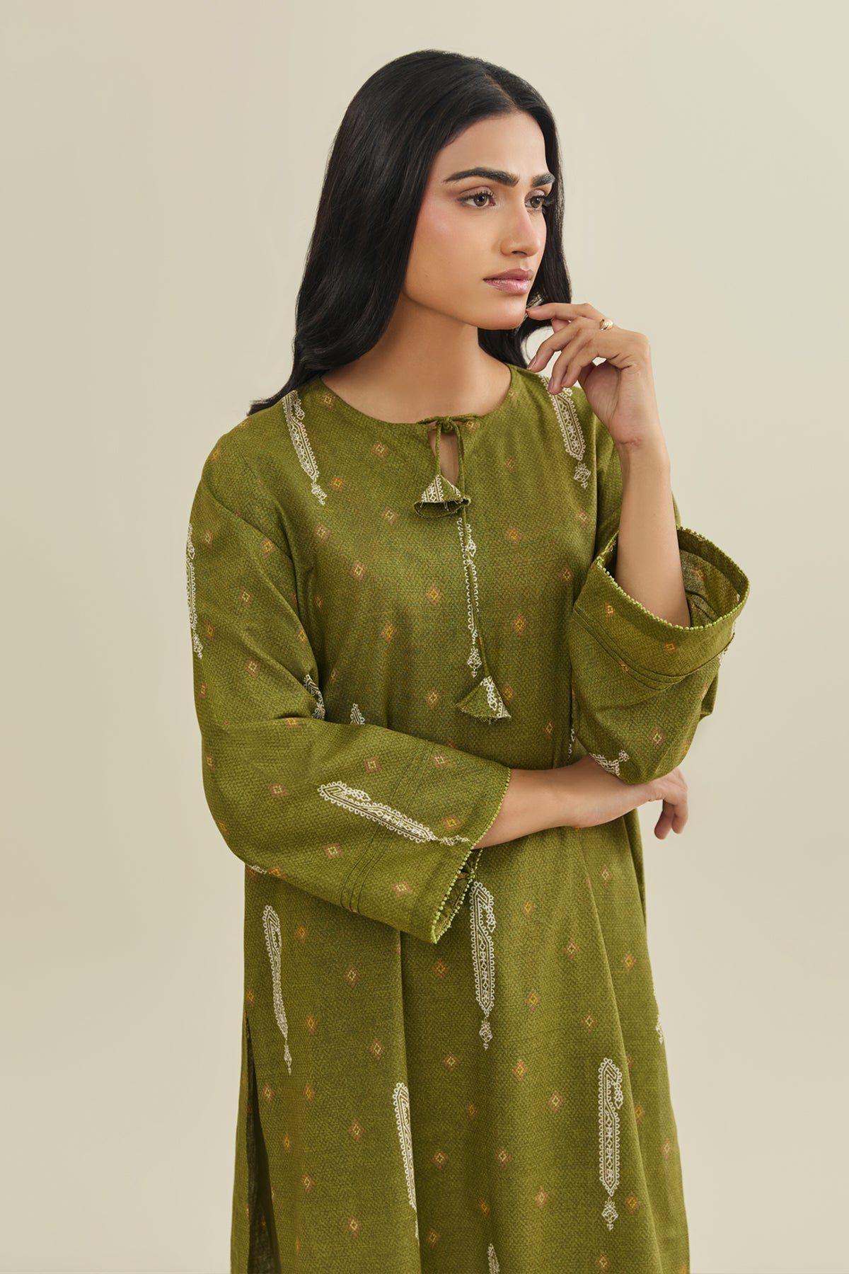 2 Piece - Printed Suit - C6381 - Shop Now at Kayseria