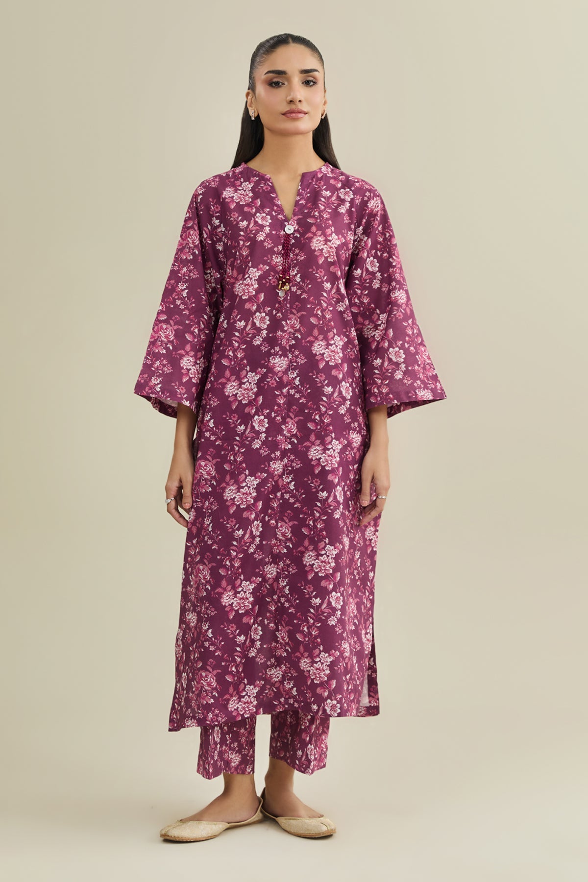 2 Piece - Printed Khaddar Suit - KPW25-P3763 - Shop Now at Kayseria