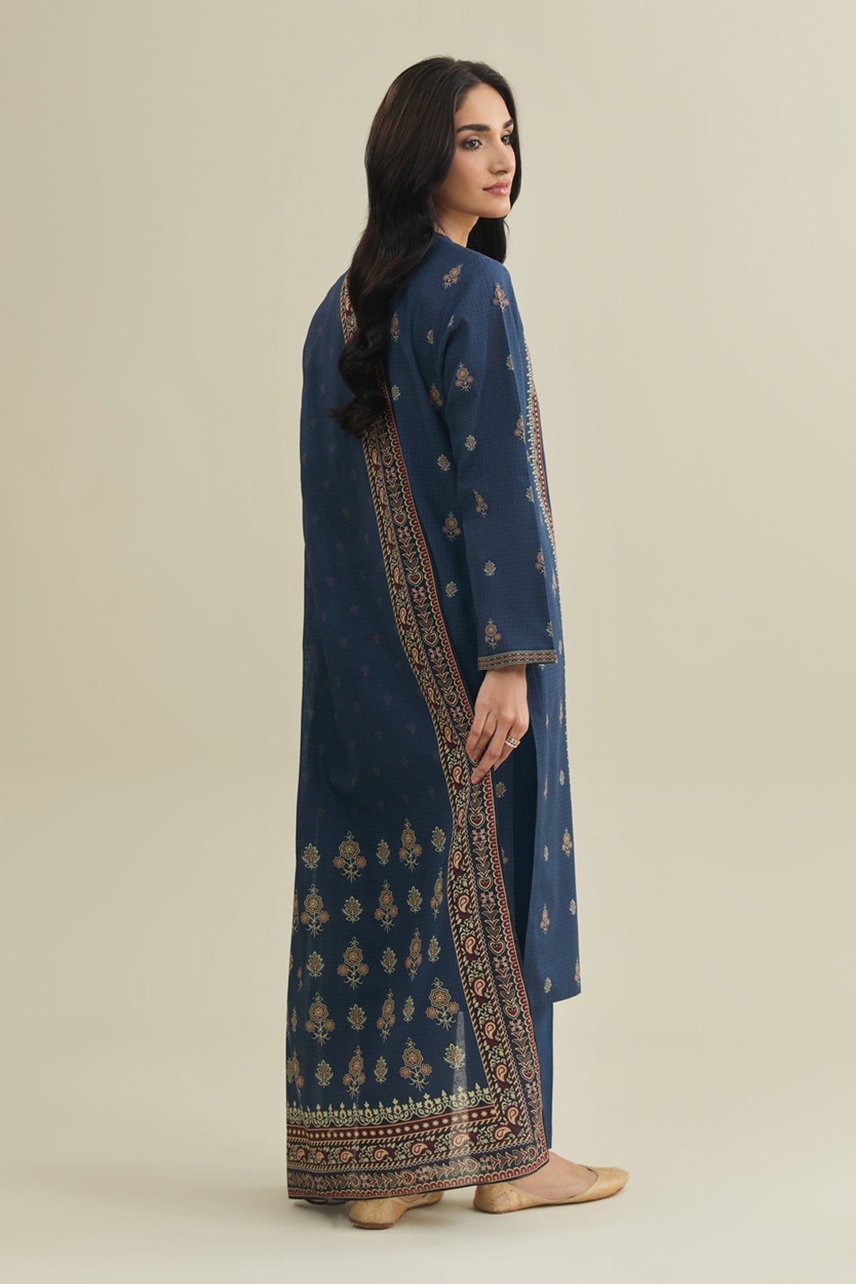 3 Piece - Printed Suit - X7103 - Shop Now at Kayseria