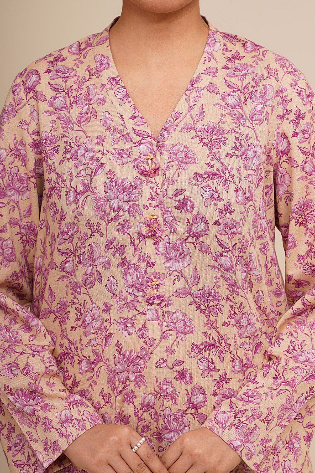 2 Piece - Printed Suit - X7157 - Shop Now at Kayseria