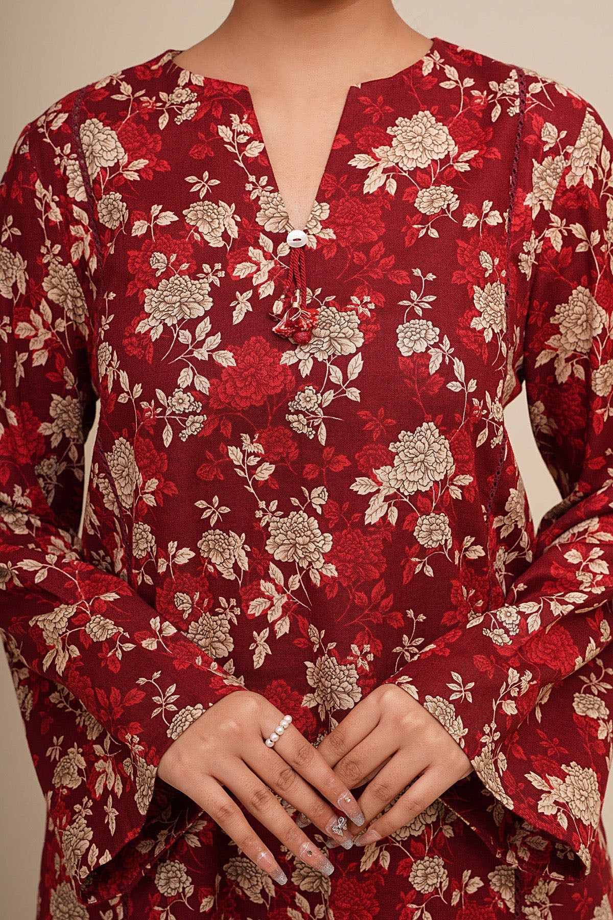 2 Piece - Printed Khaddar Suit - X7173 - Shop Now at Kayseria